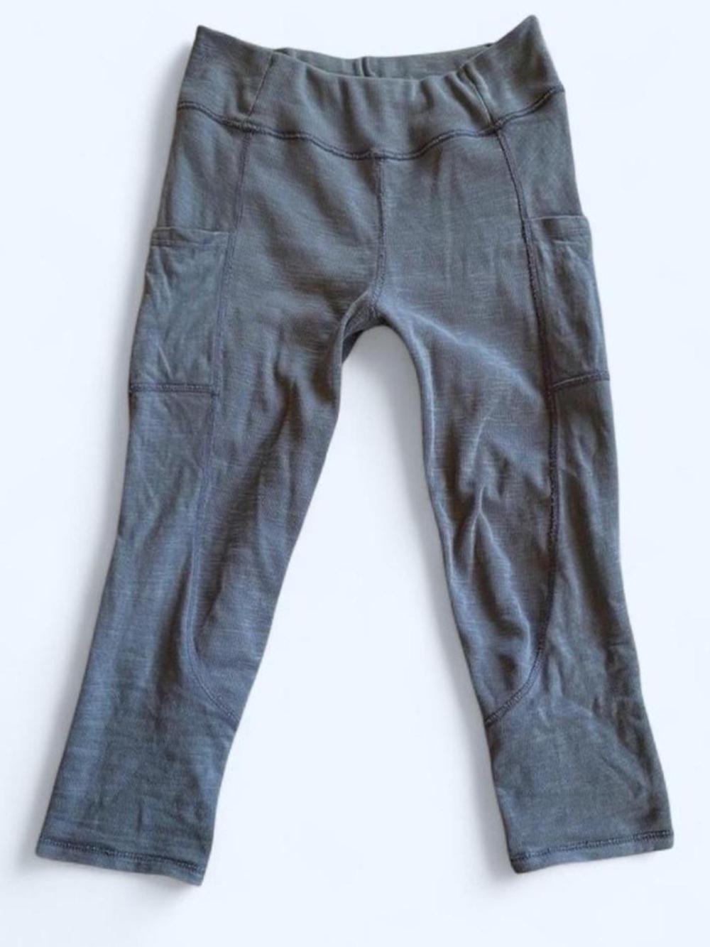 100% organic cotton capri leggings